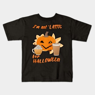 Desserts - Pumpkin Spice Latte for Halloween Kids T-Shirt